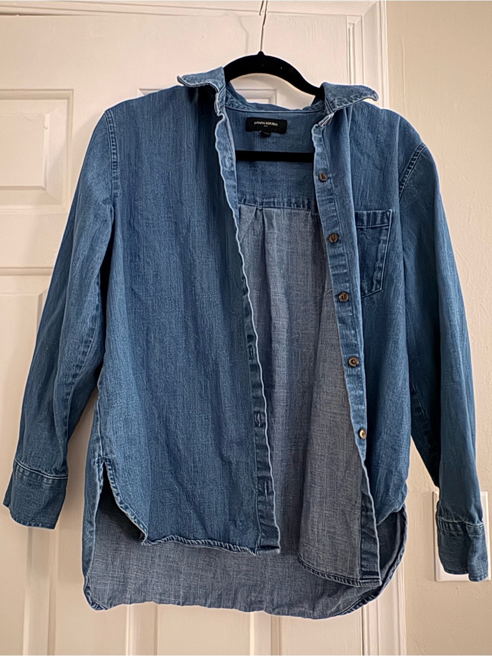 Banana Republic Lightweight Denim Button-Up Shirt